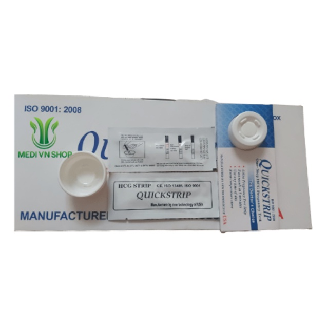 Hộp 24 Que Thử Thai Quickstrip- Que Phát Hiện Thai Sau 7-10 Ngày