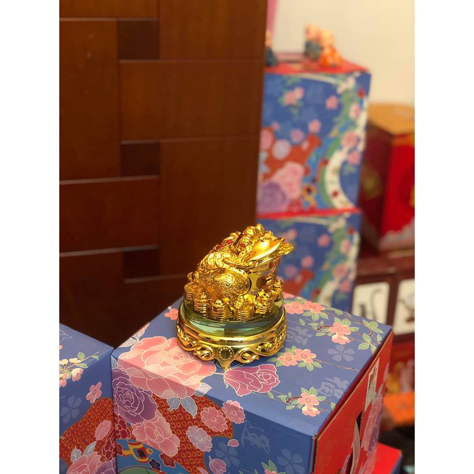 Cóc vàng 3 chân ngậm tiền vàng