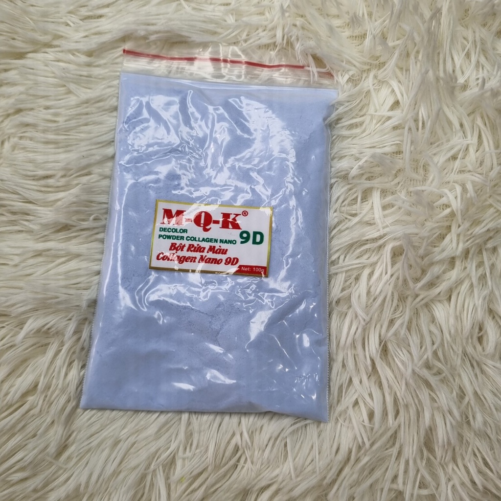 COMBO BỘT RỬA MÀU COLLAGEN NANO 9D MQK