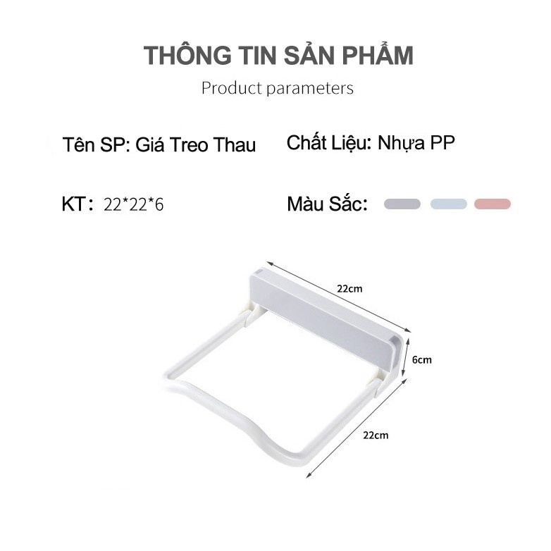 Kệ treo thau, chậu, rổ dán tường gấp gọn tiện lợi tiếp kiệm diện tích cho không gian nhà bếp