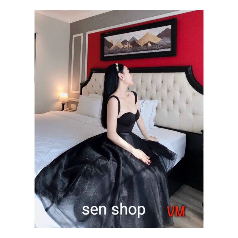 váy xòe cúp ngực THIẾT KẾ SIÊU SANG đầm xòe tiểu thư sáng trọng | BigBuy360 - bigbuy360.vn