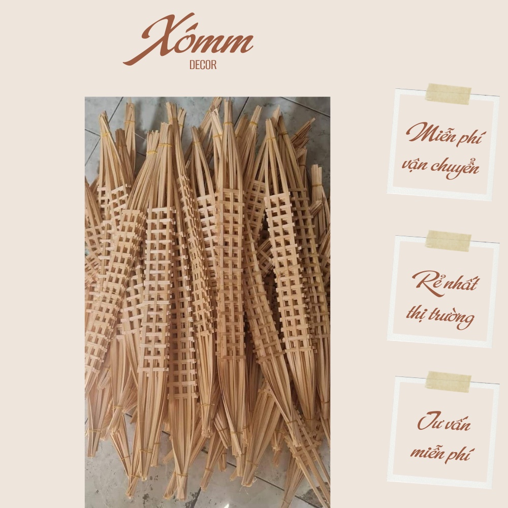 Nan tre, phên tre  đủ mẫu phụ kiện cắm hoa tươi, lan hồ điệp, trang trí decor, tạo hình giỏ hoa