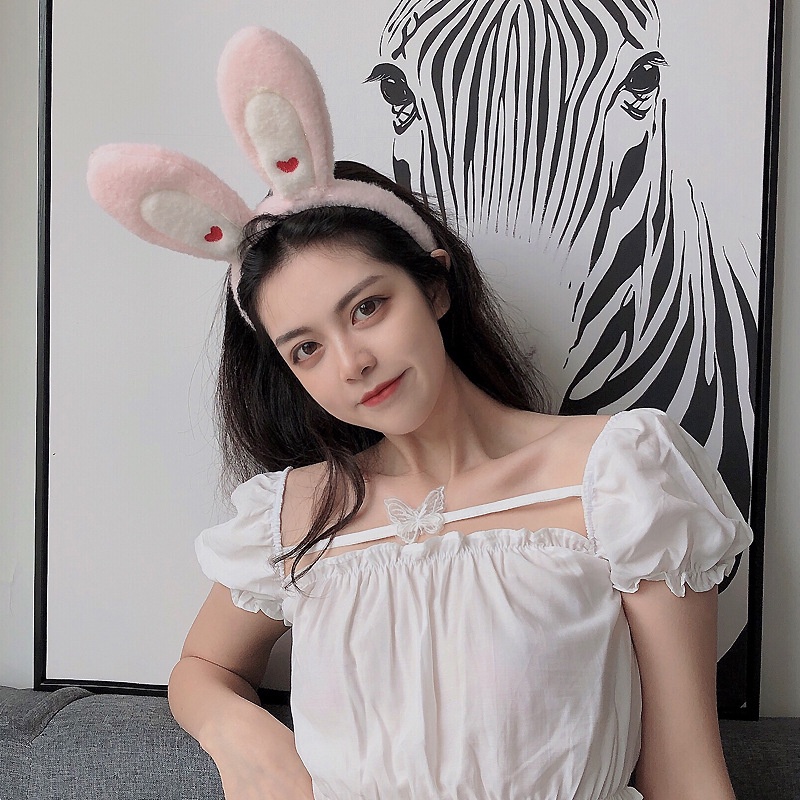 Băng Đô Tai Thỏ Xinh Xắn Đáng Yêu Cho Bạn Gái