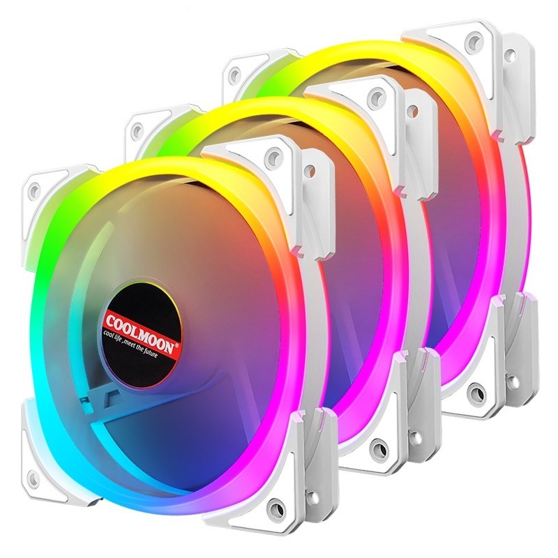 Quạt Led RGB Coolmoon SJ1 12cm cho máy tính