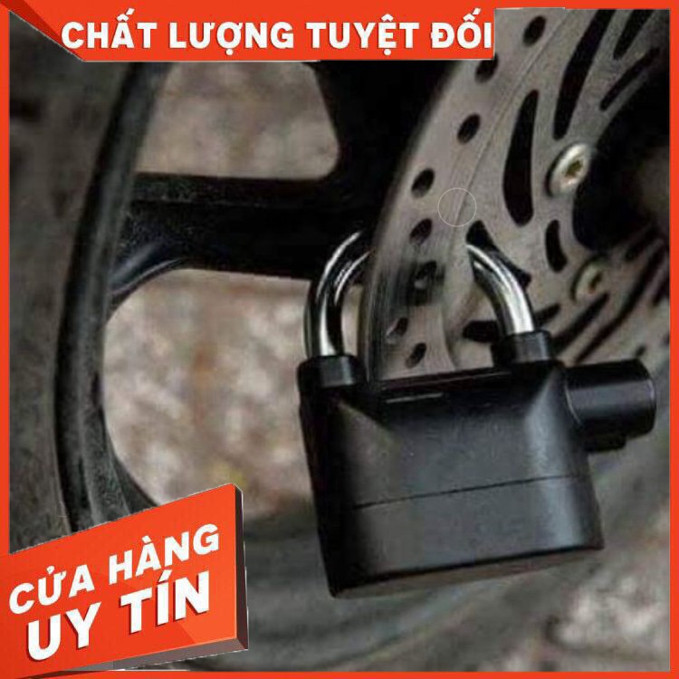 Khóa Chống Trộm Xe Máy Thông Minh Có Còi Báo Động, Ổ Khóa Chống Trộm Thế Hệ Mới Alarm Lock Nhỏ Gọn Tặng Kèm Pin Thay Thế