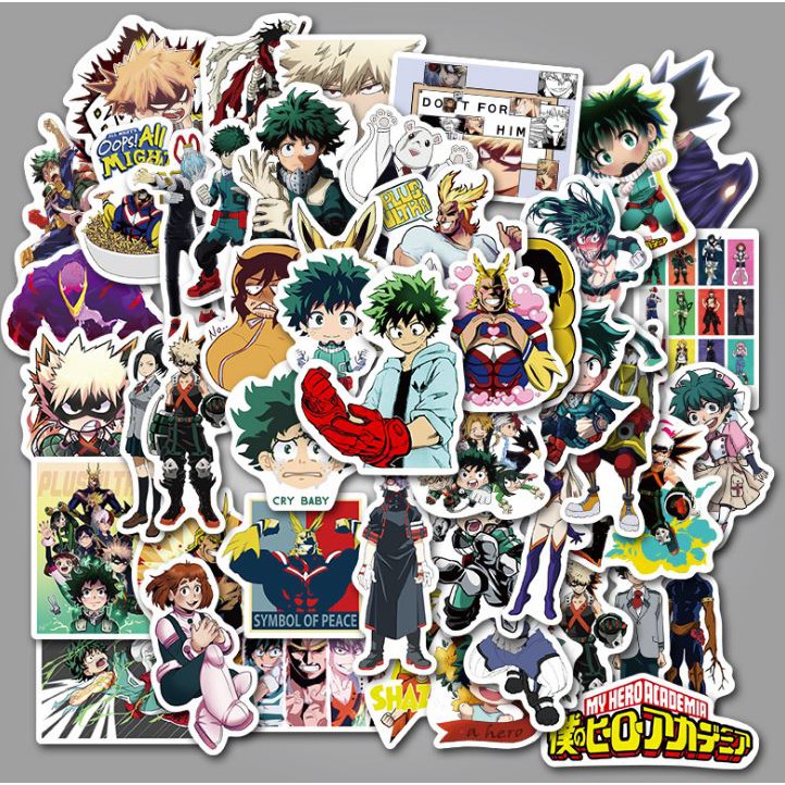 Sticker dán cao cấp HOẠT HÌNH ANIME MY HERO ACADEMIA Cực COOL ms#10