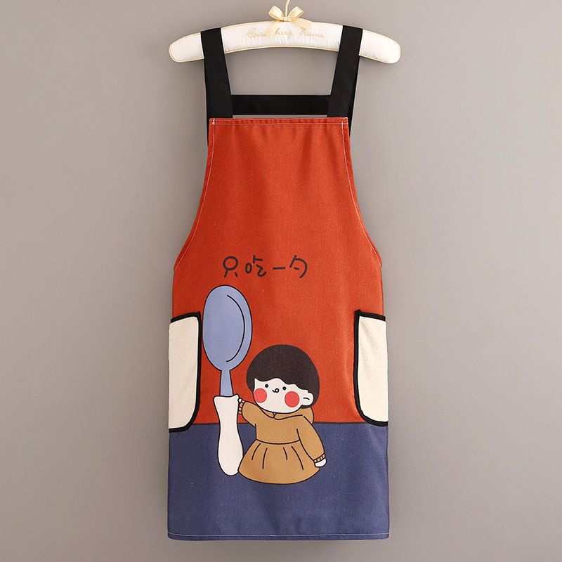 Tạp Dề Nấu Ăn Bằng Vải Bạt Chống Bẩn Chống Mòn Chống Bẩn Thời Trang Cho Nữ