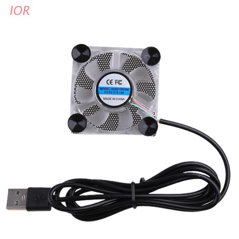 Quạt Tản Nhiệt USB Di Động Có 4 Cốc Hút Nhỏ Cho iPhone iPad SAmsung