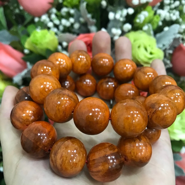 Vòng Gỗ Huyết Long Thấu Quang 18Ly dành cho nam - Trừ tà khí, mang tới vận may  501