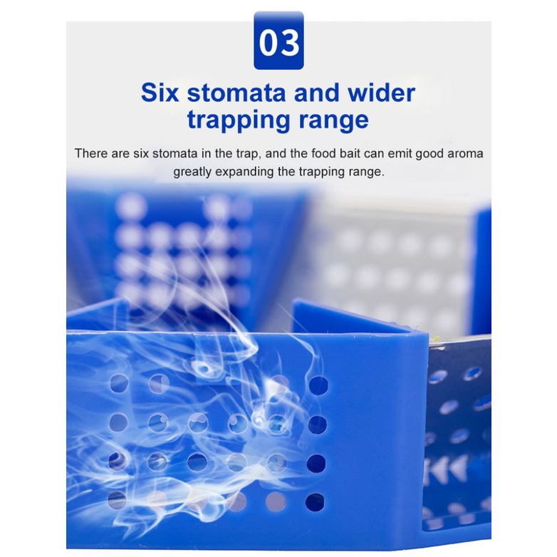 ⭐TRONG KHO Duy Nhất-Hai Lớp Hai lớp Sáu-cửa lớn phiên bản nâng cấp với bìa snap-on gián bẫy vật lý bẫy⭐Cocomall12