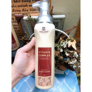 [Hàng Chính Hãng] Dầu xả phục hồi tóc hư tổn Wellmate 500ml