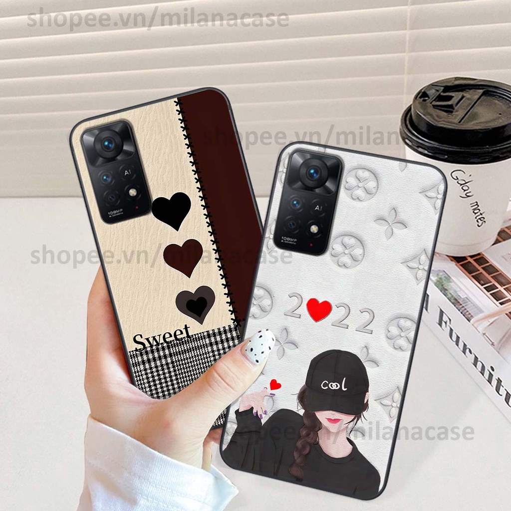 Ốp Xiaomi Redmi Note 11 4G / Note 11S / Note 11 Pro 5G hình trái tim be love tình yêu siêu đẹp, cá tính, thời trang