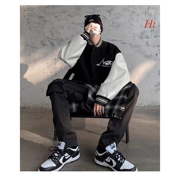 Áo bomber phối tay AR HT12