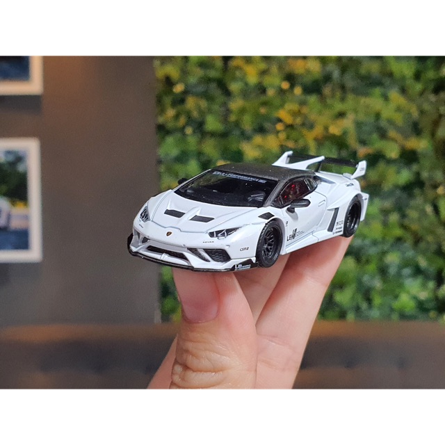 Xe Mô Hình Lamborghini Huracan GT 1:64 MiniGT ( Trắng )