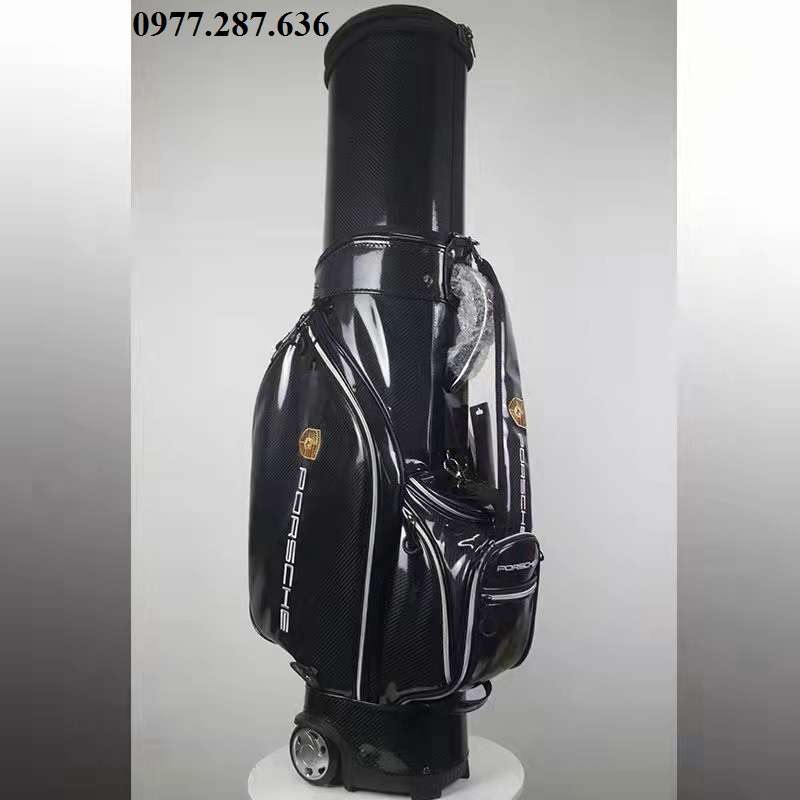 Túi gậy chơi golf đựng 14 - 16 gậy da PU cao cấp chống nước chống bụi shop GOLF PRO TM056