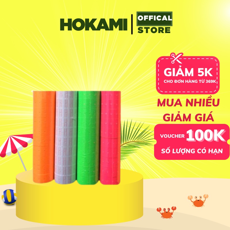 Giấy dán giá tiền - văn phòng phẩm - HOKAMI Store