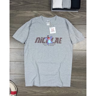 Áo thun hoạt hình Stitch form suông rộng kiểu dáng street style 3 màu đen, trắng, ghi