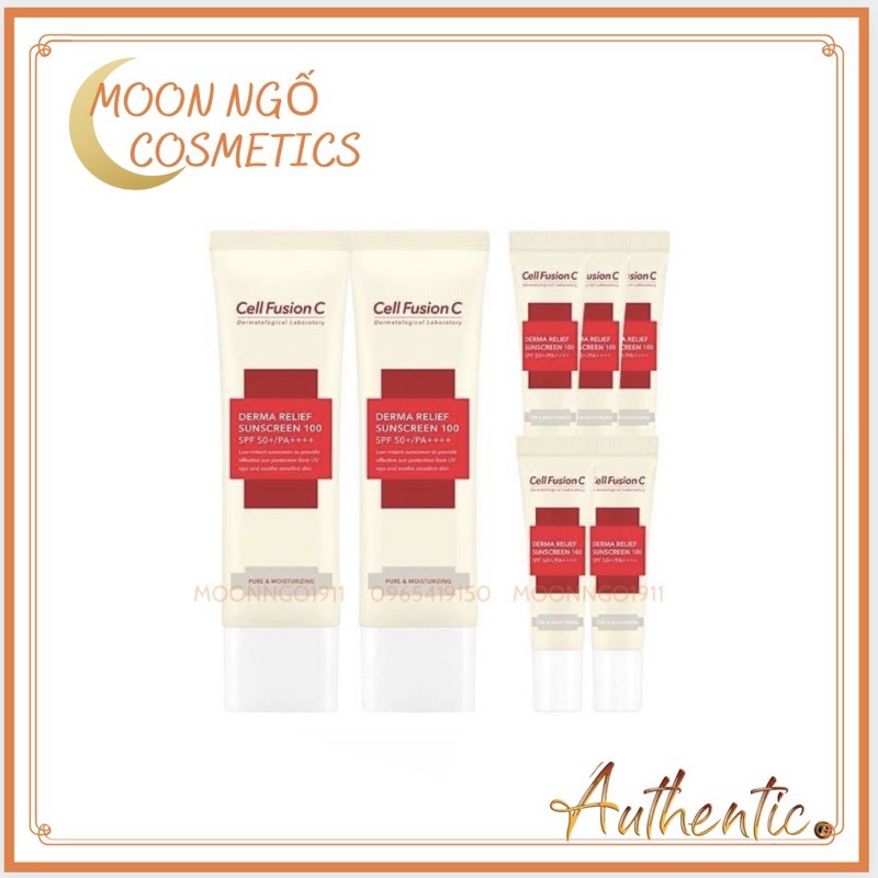 Kem Chống Nắng Cell Fushion C Derma Relief - Vàng