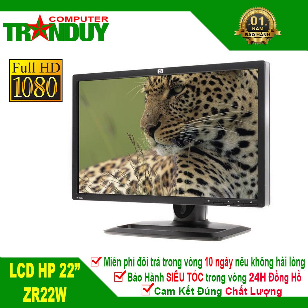 [Second-hand] Màn Hình Vi Tính HP Zr22w 21.5inch IPS Chuyên Đồ Họa/Nhập khẩu Nhật Nguyên Zin | BigBuy360 - bigbuy360.vn