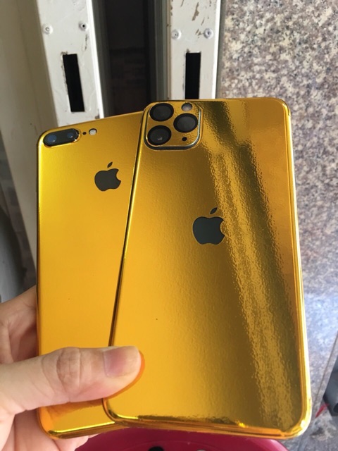 Skin dán iphone vàng bóng siêu đẹp