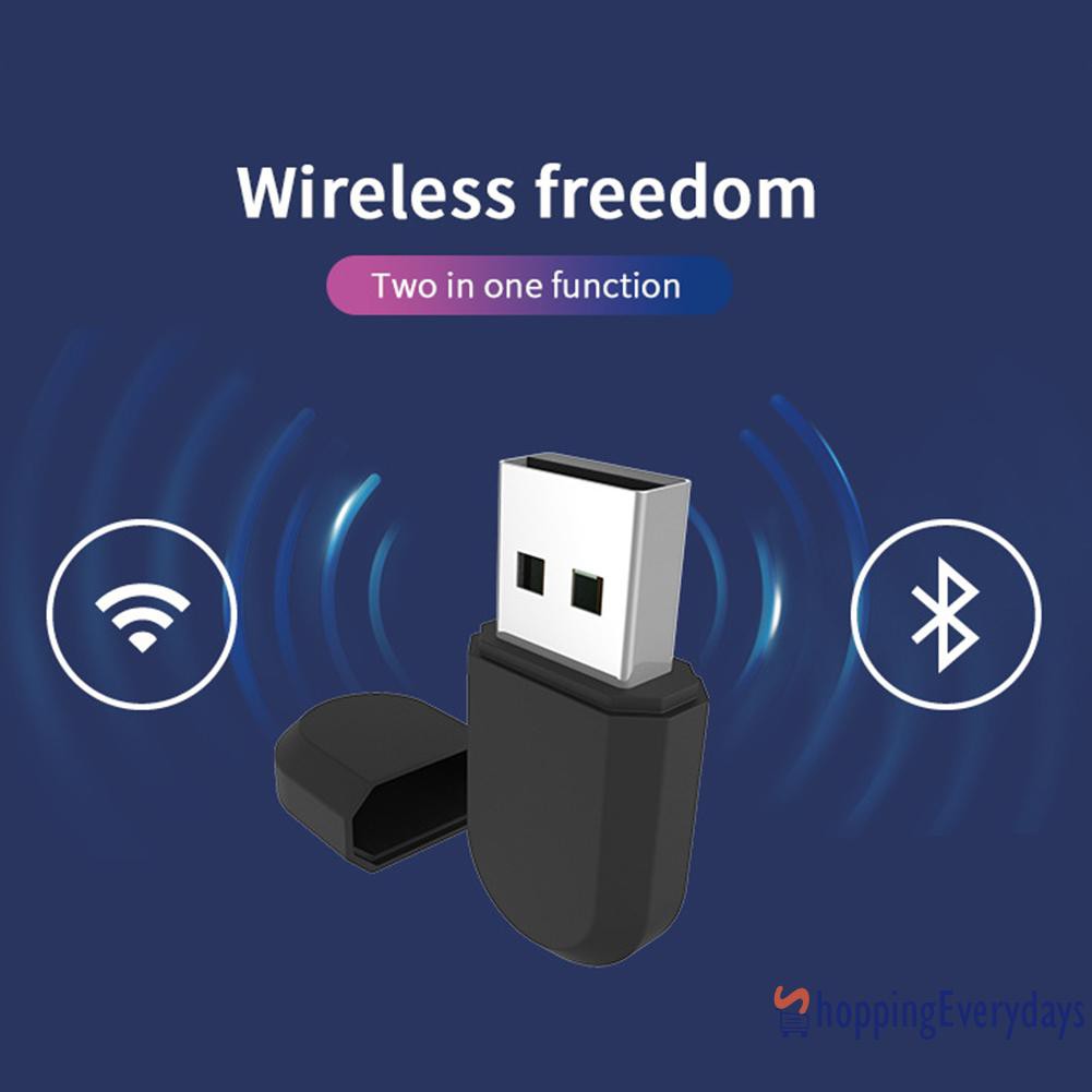 Usb Thu Sóng Wifi Không Dây 150mbps Bluetooth 4.2 Thẻ Mạng Cho Pc