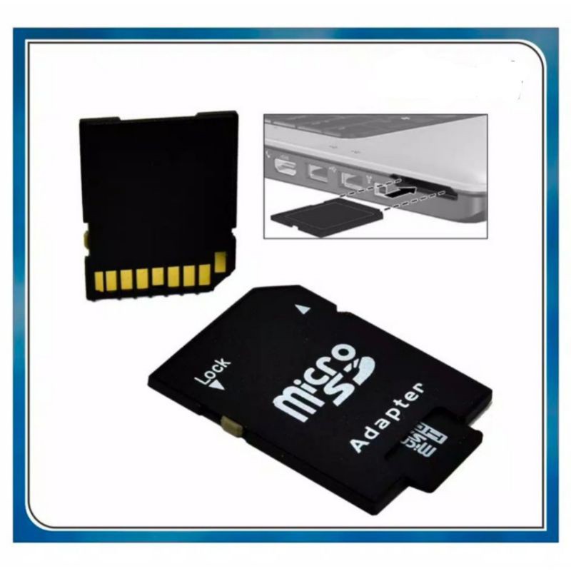 Adapter Đầu Đọc Thẻ Nhớ Chuyển Đổi Thẻ Nhớ Micro SD (TF) Sang SD - Dùng cho Laptop, CAMERA