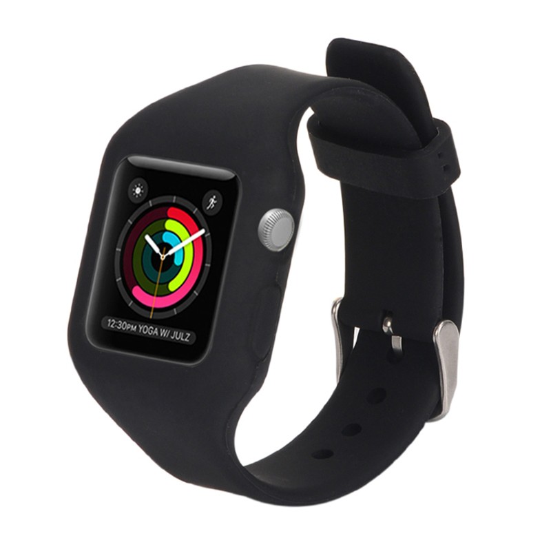 Quai silicone 38mm-42mm chuyên dùng thay thế cho đồng hồ thông minh Apple Watch 3 2 1