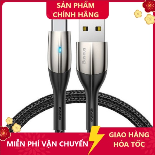 Dây Cáp Sạc Baseus Tốc Độ Nhanh Kết Nối Usb Type C 3.0 Cho Redmi Note 9 / 9s / 8 Pro HSHOP