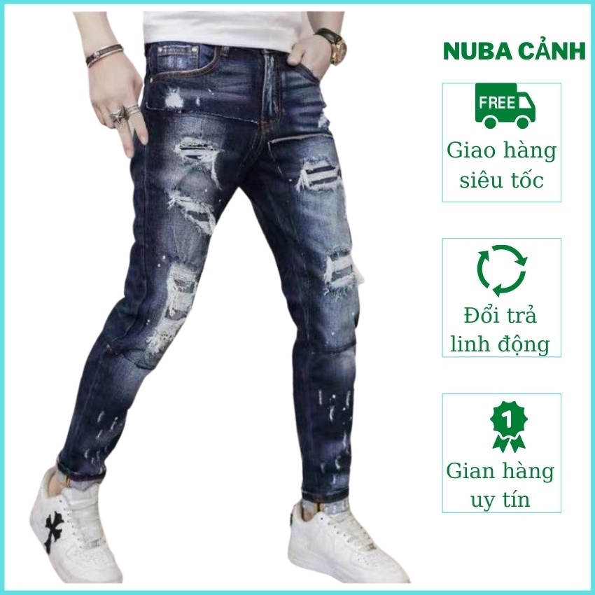 Quần jean nam mấu mới cao cấp,quần bò đẹp giá rẻ, AT 3351 | BigBuy360 - bigbuy360.vn