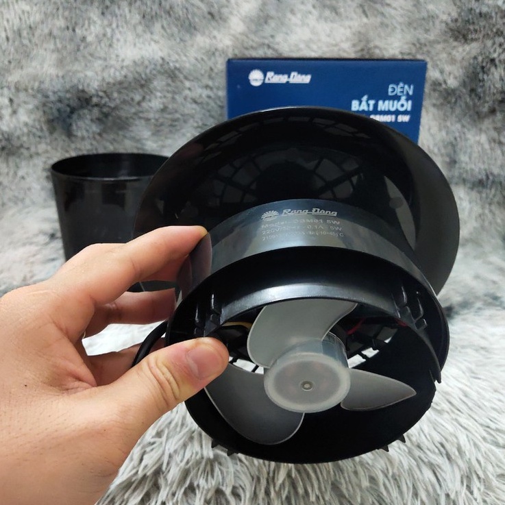 Đèn Bắt Muỗi Rạng Đông DBM01 5W Thiết Bị Bắt Muỗi Thế Hệ Mới Không Gây Ra Tiếng Động Và Mùi Khó Chịu