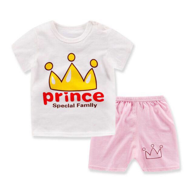 Size 73 Bộ cộc tay cho bé chất liệu cotton mềm mịn thoáng mát hàng đẹp dành cho các bé vào mùa hè nóng bức 2021