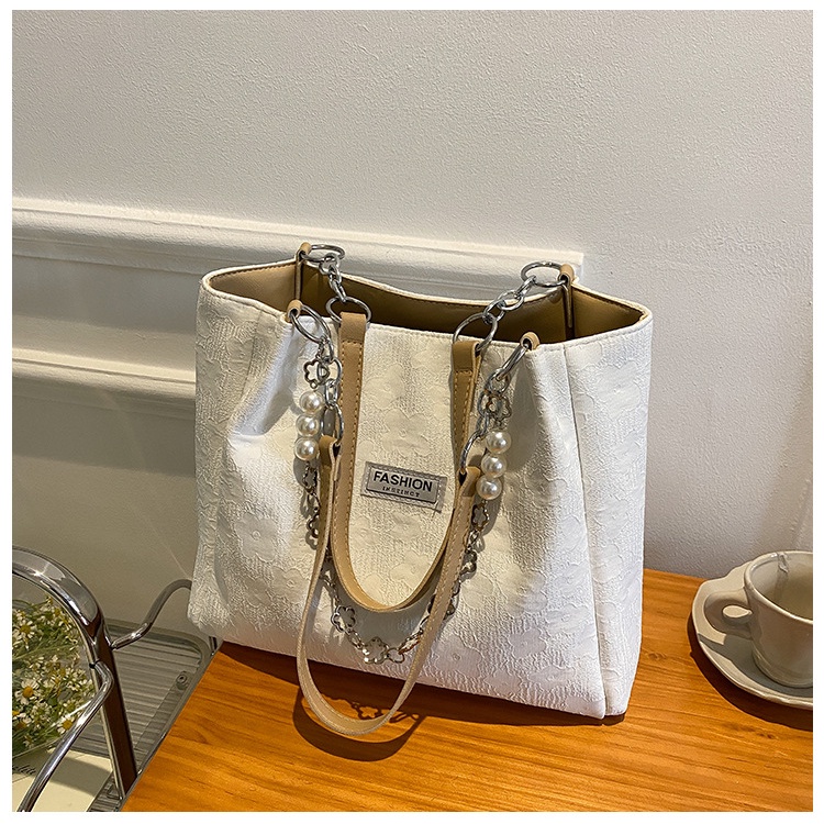 Túi tote Đeo Vai Vải canvas Thêu Họa Tiết Thời Trang Mùa Hè 2022 Có Sức Chứa Lớn Cho Nữ