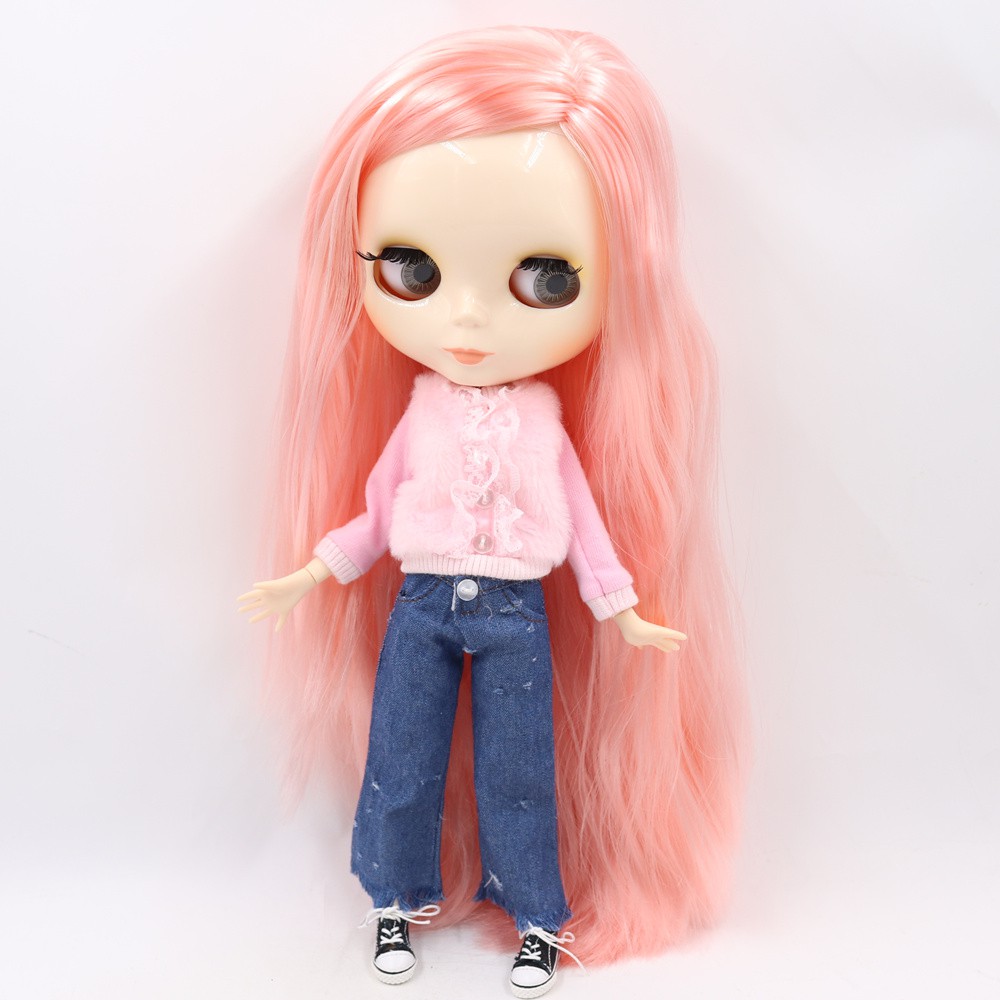 Búp bê thân khớp Blythe da trắng không mặc quần áo cao 30cm