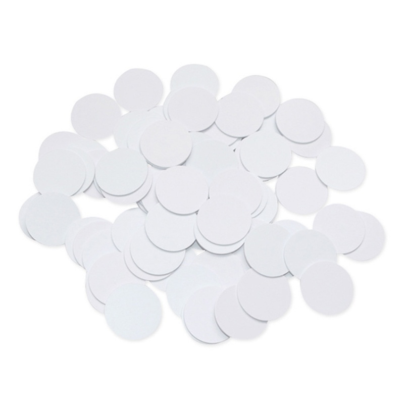 Set 10 Tấm Thẻ Trắng NFC 215 Không Thấm Nước 25mm Có Thể Xóa Được