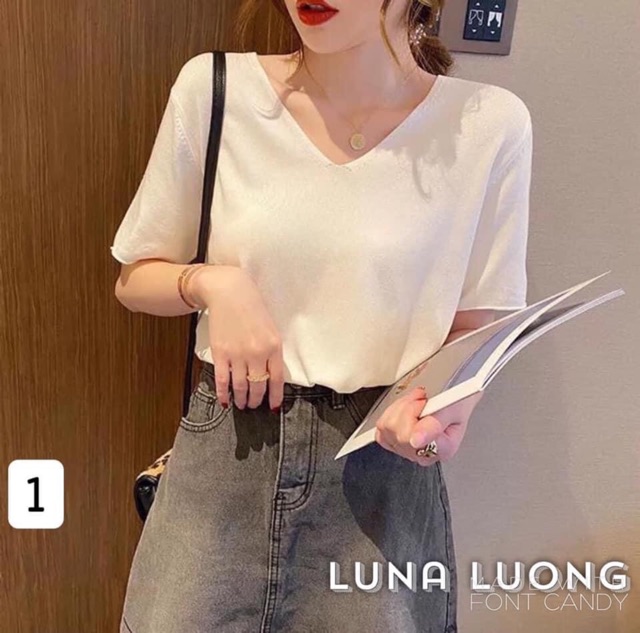 Áo phông len mỏng