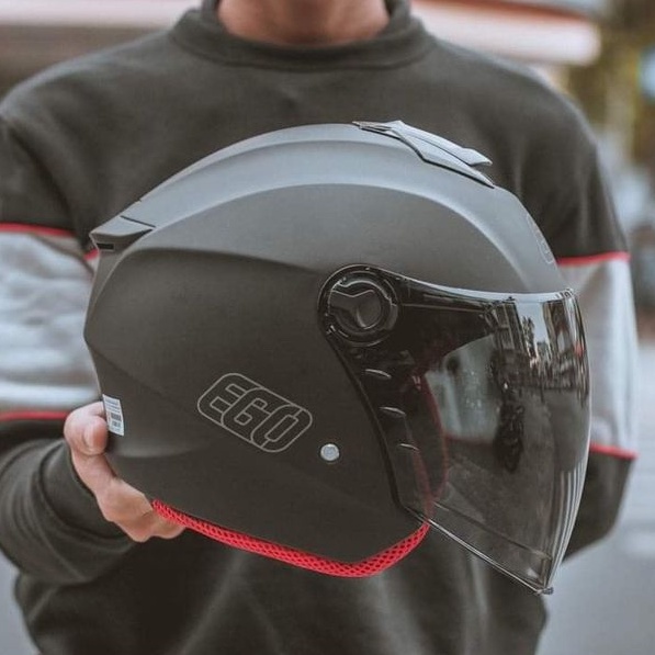 Mũ bảo hiểm 3/4 EGO E3 1 kính siêu nhẹ chỉ 850gr, lót tháo giặt - BIKER.176 - Mũ bảo hiểm chính hãng Vũng Tàu