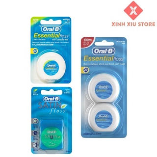 Chỉ nha khoa oral-b essential floss 50m