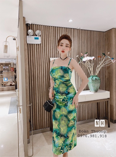 Váy body nhiệt đới