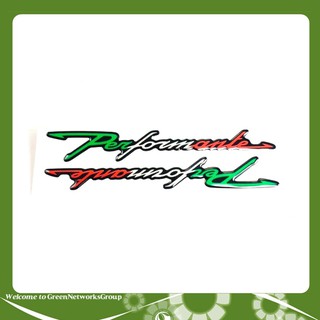 Bộ tem decal xe Performante Greennetworks
