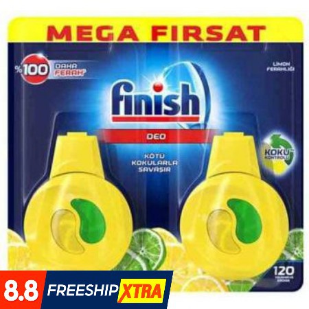 Combo 100 Viên finish all in 1+750ml Bóng finish+1.5kg muối rửa bát finish dùng cho Máy rửa bát