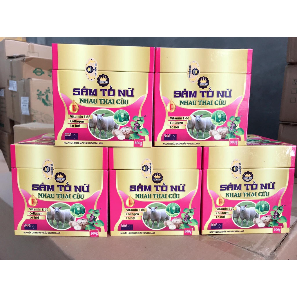Sâm Tố Nữ Nhau Thai Cừu Bổ Sung Estrogen Tự Nhiên, Giúp Cân Bằng Nội Tiết Tố, Chống Khô Âm Đạo, Rụng Tóc, Đẹp Da - 500g
