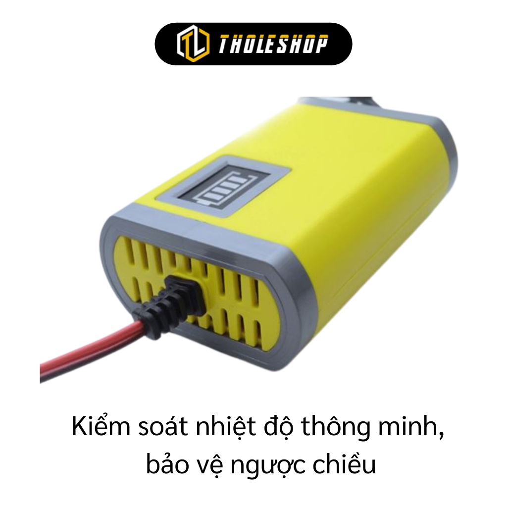 Bộ Sạc Ác Quy - Máy Sạc Bình Acquy 12V Dành Cho Xe Máy, Xe Đạp Điện 5836