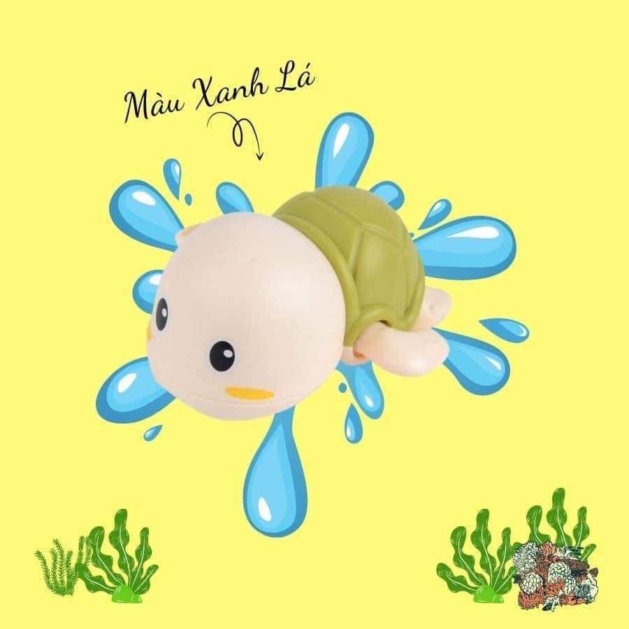 Đồ chơi nhà tắm bể bơi Đồ chơi rùa con vặn cót bơi dưới nước ngộ nghĩnh đáng yêu Shop Bé TiTi