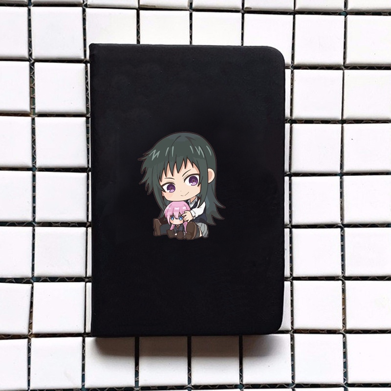 Sổ bìa da A6 in hình nhân vật Shikimori-san Bạn gái tôi không chỉ dễ thương anime chibi ghi chép tiện lợi