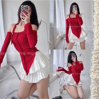 Chân váy xoè 2 tầng có quần trong