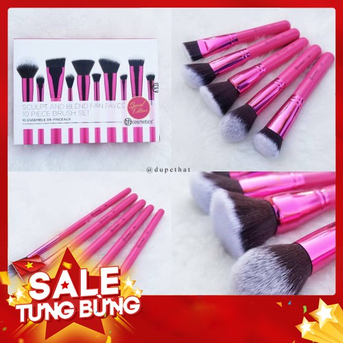 Bộ cọ BH Cosmetis Sculpt And Blend Fan Faves 10 Piece Brush Set