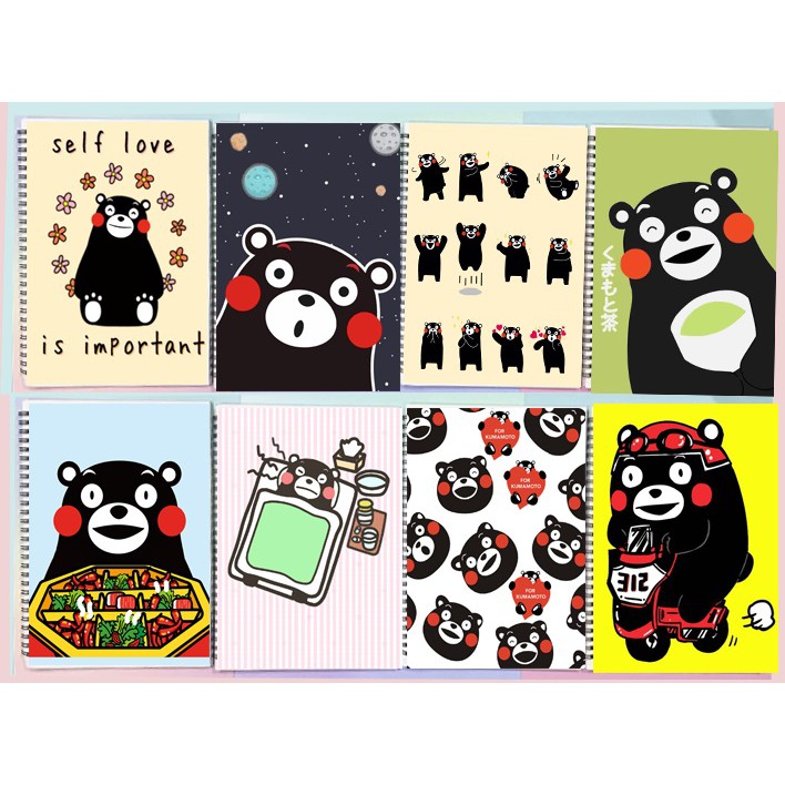 Sổ lò xo kumamon SLI28 60 trang 17x25cm