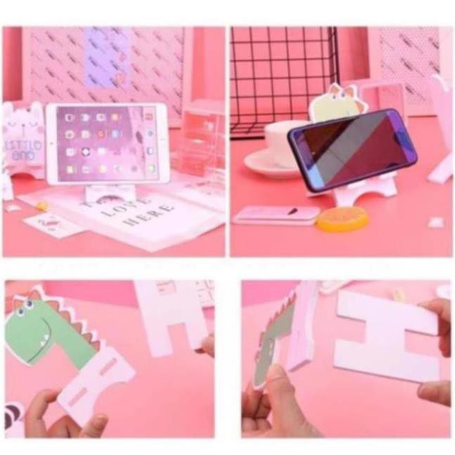 Giá đỡ điện thoại bằng gỗ thiết kế dễ thương đa chức năng có thể điều chỉnh | BigBuy360 - bigbuy360.vn