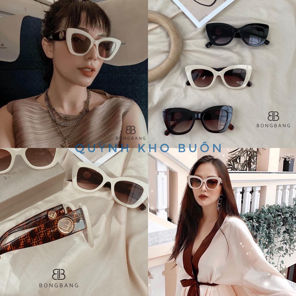 ❌KÍNH SHOWBIZ❌MẮT KÍNH RÂM NỮ FENDll HÀN QUỐC KIỂU OVERSIDE CAO CẤP HOT TREND Q0327 | BigBuy360 - bigbuy360.vn