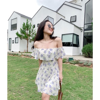 Đầm Angela - Đầm trễ vai thun ngực